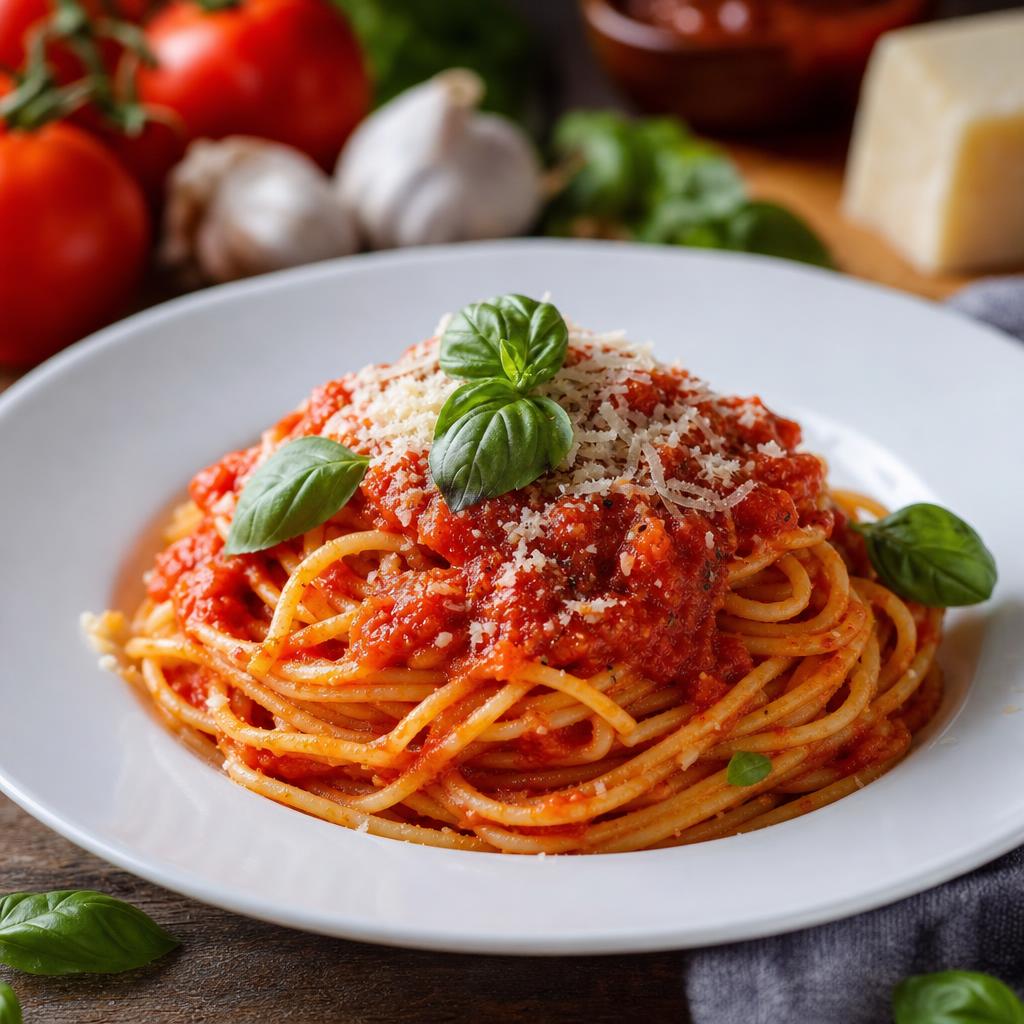Macarrão ao Sugo com Molho de Tomate Fresco